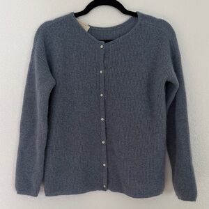 Sezane Gaspard Cardigan dusty blue